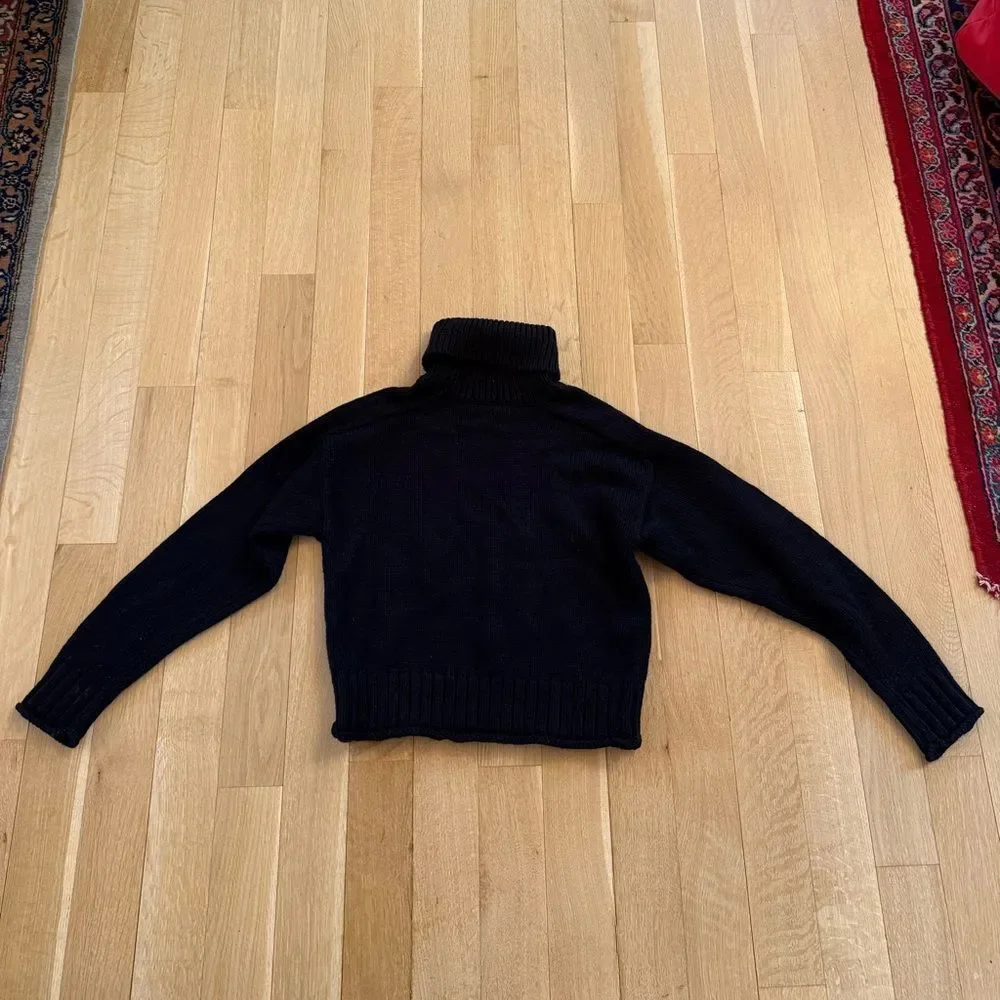 Black Turtleneck Sweater from Zara
